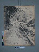 臺中州新高郡番地巒大山檜運材滑道之景藏品圖，第2張